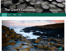 Tablet Screenshot of giantscausewayofficialguide.com